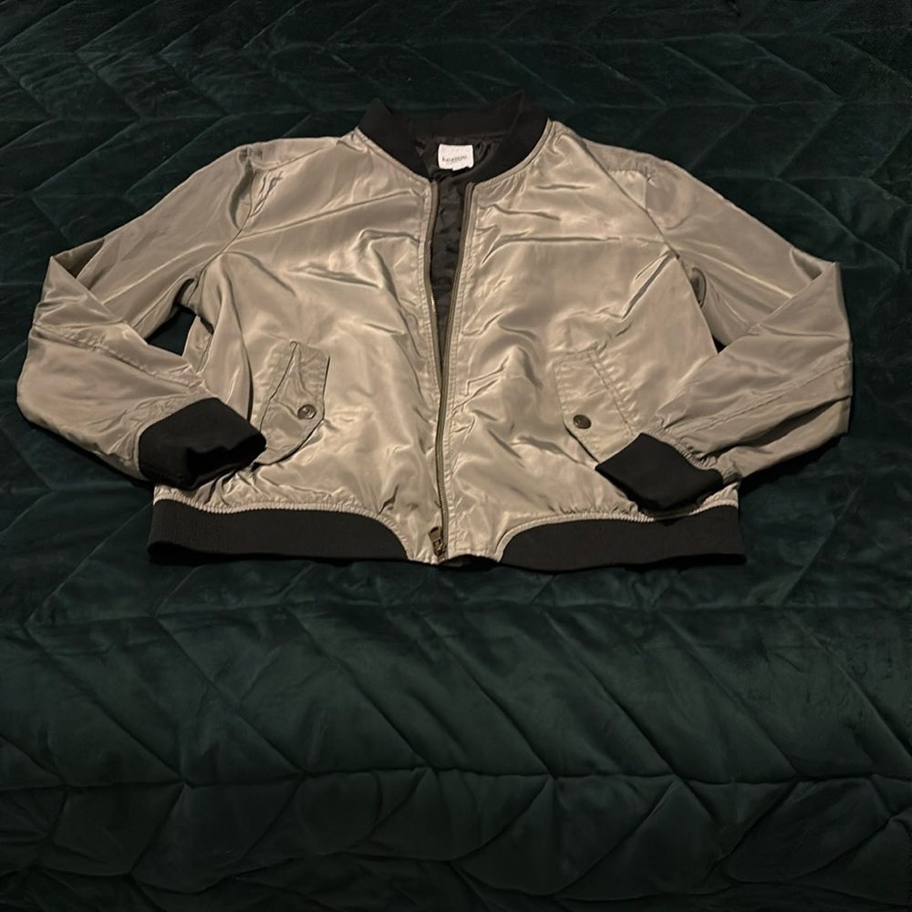 Army green Bomber Jacket